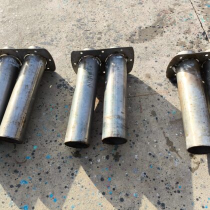 Scarichi inox completi per 2 motori BPM 750 cv