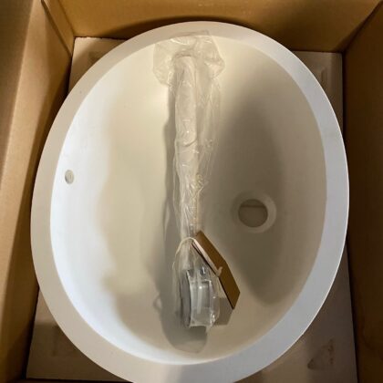 Lavello ovale corian Dupont